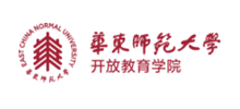 华东师范大学开放教育学院logo,华东师范大学开放教育学院标识